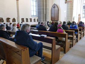 Palmsontag in St. Crescentius - Beginn der Heiligen Woche (Foto: Karl-Franz Thiede)